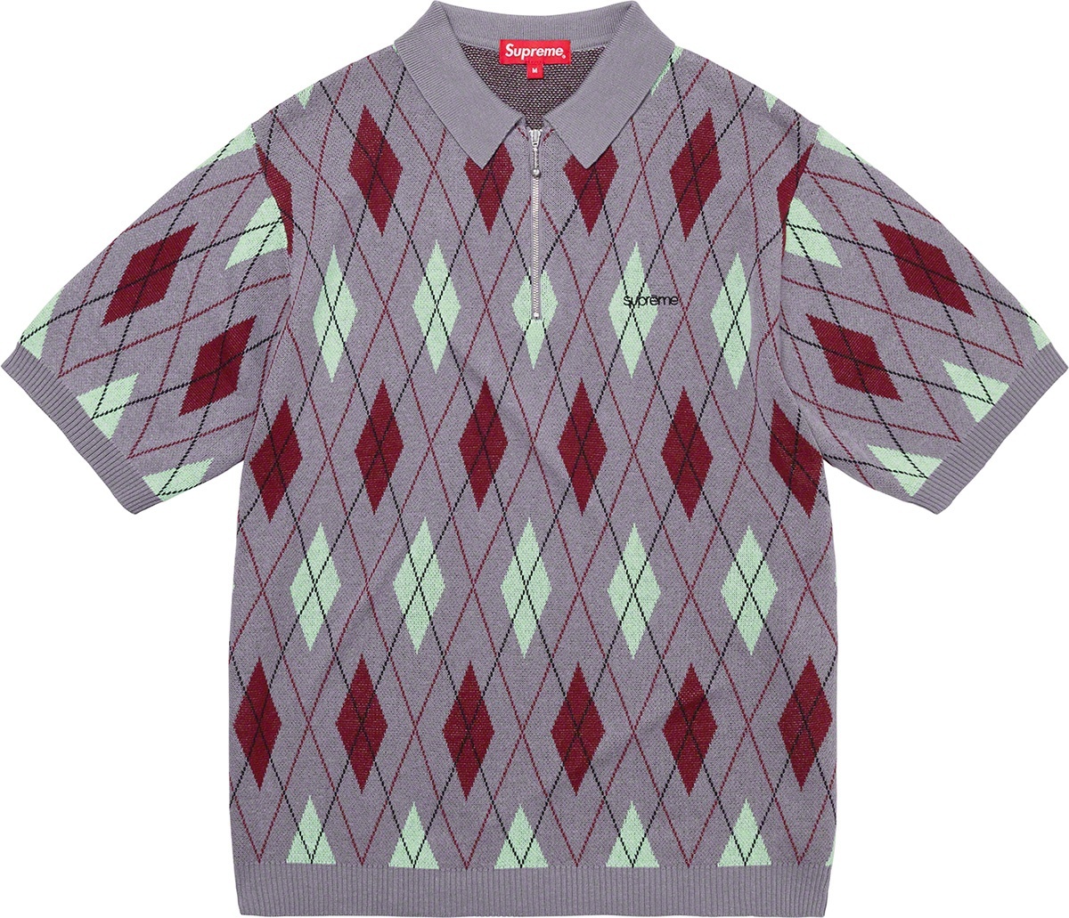 Argyle Zip Polo view 3